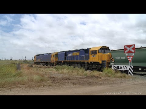7731V Grain Train Arrives At Gheringhap For Fuel (26/11/2021) - PoathTV Australian Railways