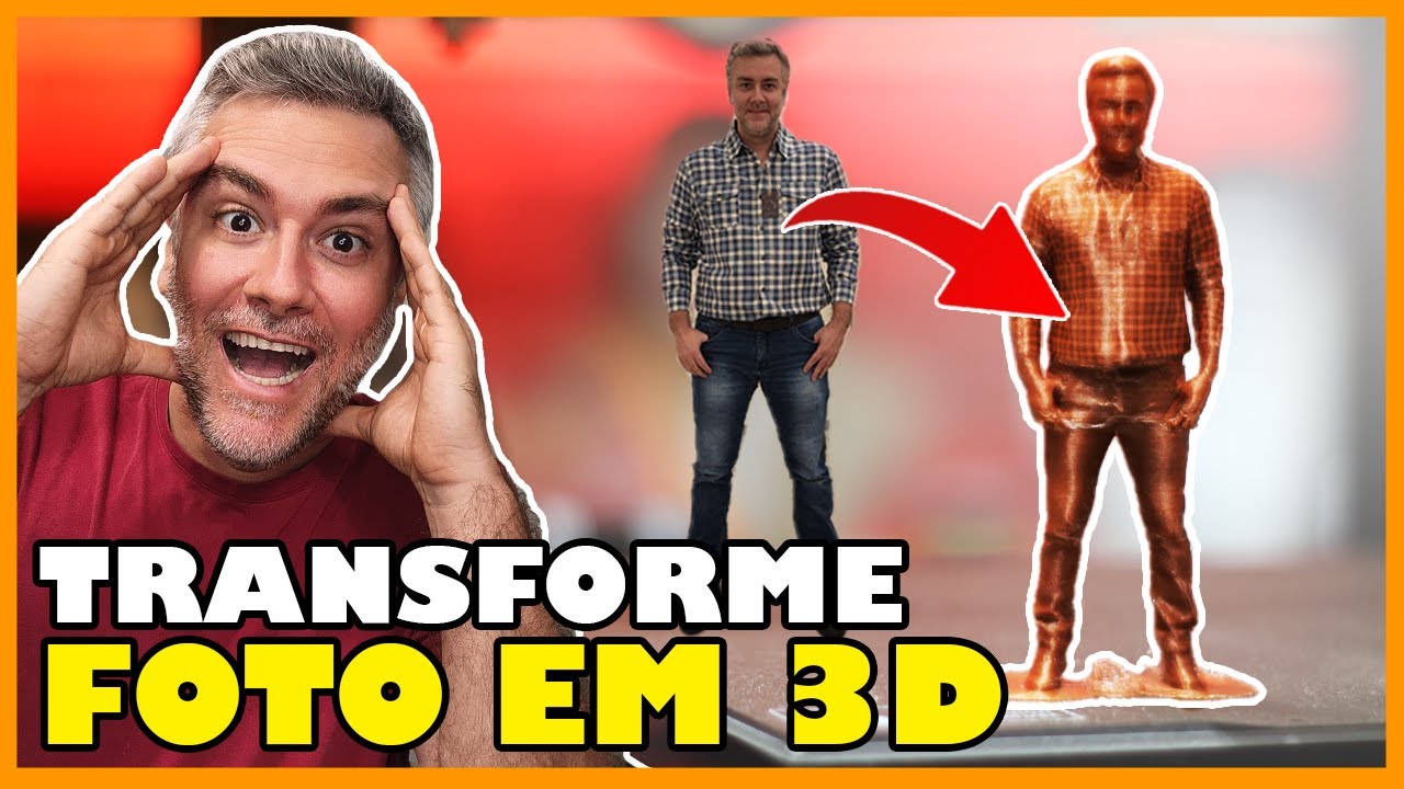 Transforme QUALQUER FOTO em um MODELO 3D!