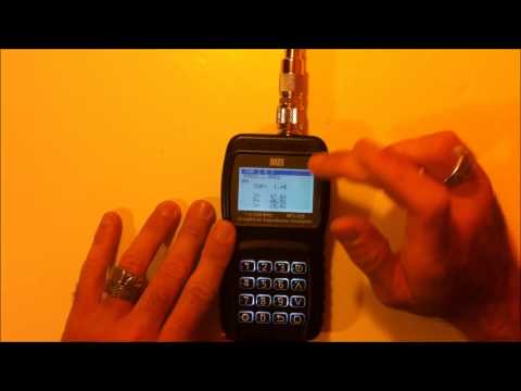 MFJ-226 Graphical impedance antenna analyzer review demo