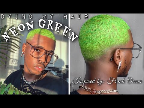 How to Dye Your Hair Neon Green | Inspired by Frank...