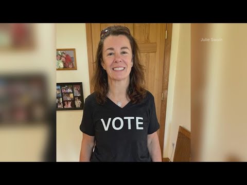 Kingfield woman creates t-shirts to encourage people to vote