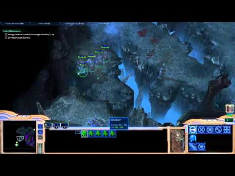 Starcraft II: Wings of Liberty Campaign 13. Prophecy Mission 1 - Whispers of Doom (2/3)