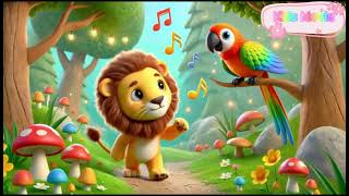 🎉 Le Bal des Animaux 🐰🦜🦁 | Chanson pour Enfants &amp; Vidéo Animée Magique en Forêt 🌳✨