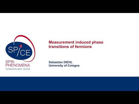 Talks - Non-Equilibrium Emergence in Quantum Design - Sebastian DIEHL, University of Cologne