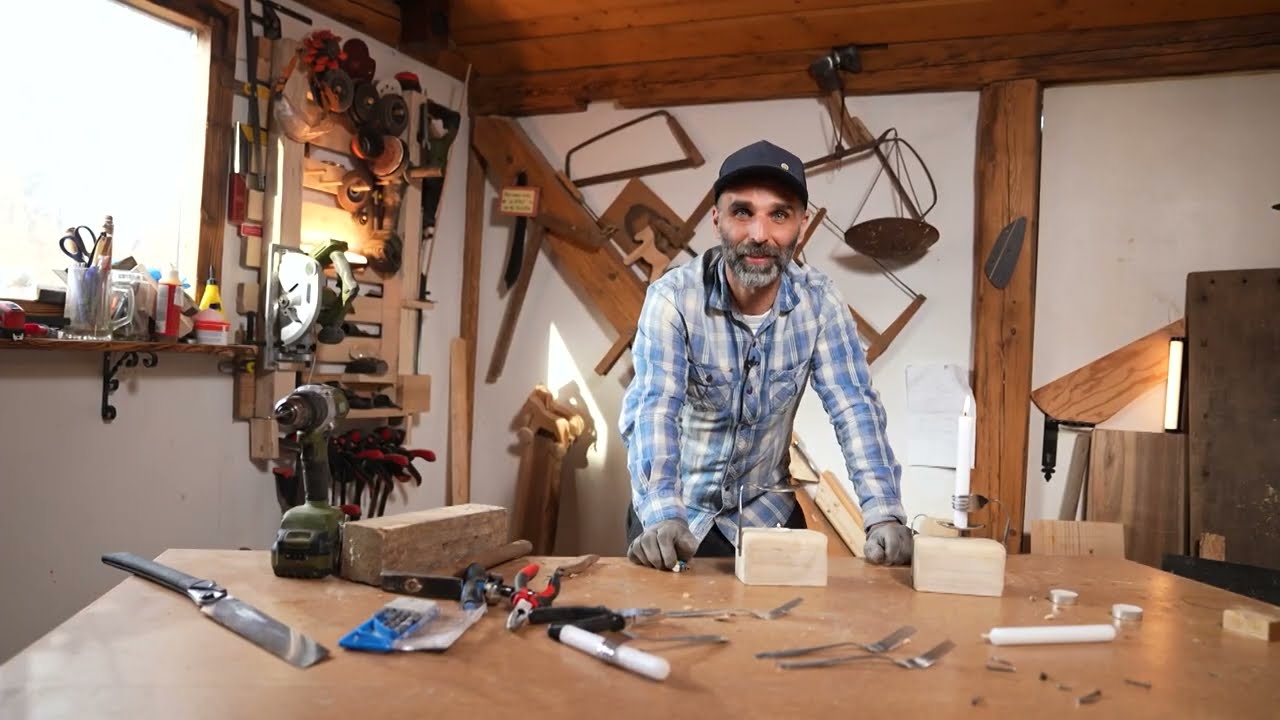 Rubrika Urob si sám z relácie Na chalupe - Jar 2025 č.10 Stojan na sviečku