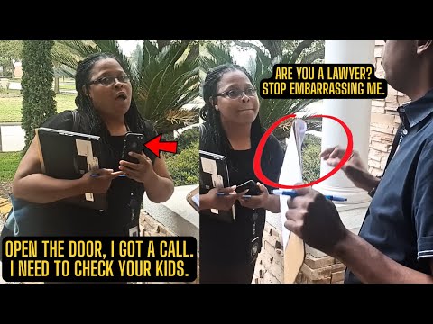 CPS Worker Faces The Biggest Embarrassment Of Her Career After Failing To Force Entry