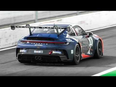 La prueba de autos de la Copa Porsche 911 GT3 2021 en Monza es una fiesta para los ojos y los oídos