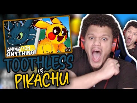 SO MUCH HEAT WAS EXCHANGED LMFAO Toothless vs Pikachu Animation vs Anything REACTION!!!