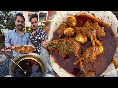 खटिक से सामने मुर्गा बकरा काटा बनाते राजपूती मारवाड़ी मीट बाटी। NON-VEG FOOD TOUR | BEST IN JAIPUR