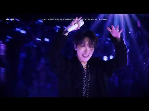 [4K] 251031 Killin' It Girl | SUBS 💙🎸⚡️ #RUNSEOKJIN_EP.TOUR ENCORE IN INCHEON DAY 1 방탄소년단 제이홉 직캠