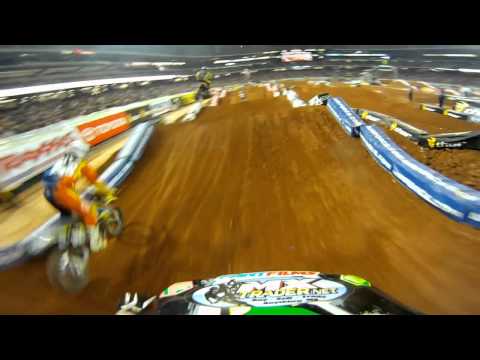 GoPro HD:  AJ Catanzaro Race - Atlanta Monster Energy Supercross 2011