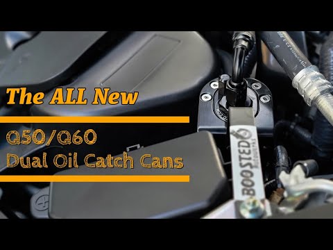 Q50 Q60 Dual Catch Can Install (Boosted 6 Autowerks DOCC)