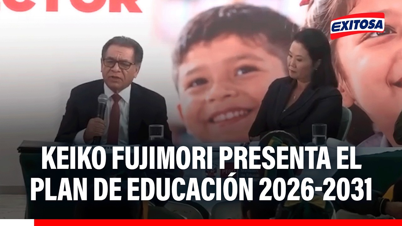 🔴🔵 Keiko Fujimori presenta el Plan de Educación 2026 - 2031 en el distrito de Santa Anita