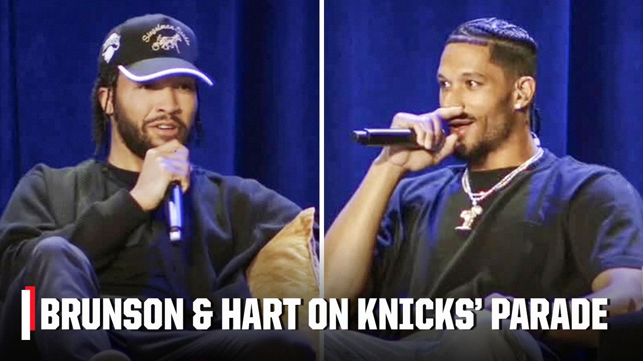 Jalen Brunson and Josh Hart on the Knicks Championship parade 🏆 | The Roommates Show