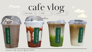 ENG) CAFE VLOG ep 27| who likes ice cream drinks | COFFEE MAYBE | Philippines