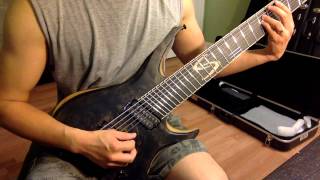 Video thumbnail for Skervesen Astilla 8-string multi-scale: metal jam (5150 III) by Sergio Chong-Loo