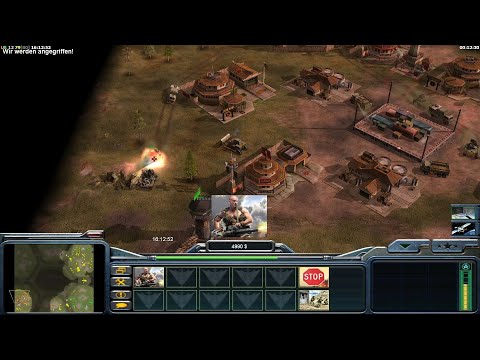 C&C Generals Zero Hour 2v2v2 Defcon Colonel Burton macht ein super Job und Killt 2 Spieler😂