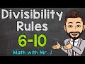 Divisibility Rules 6 7 8 9 10
