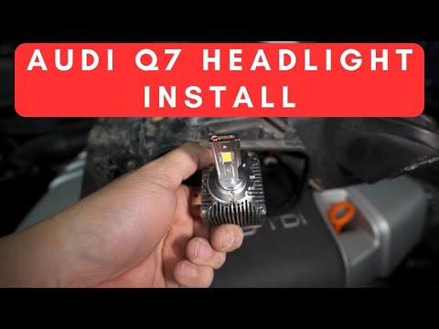 Audi Q7 LED Headlight Install