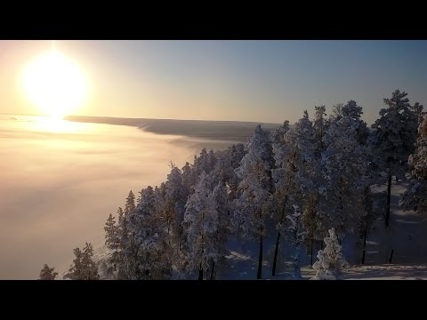 Зимняя прогулка по Якутску/Walking in winter Yakutsk. Siberia. Russia.