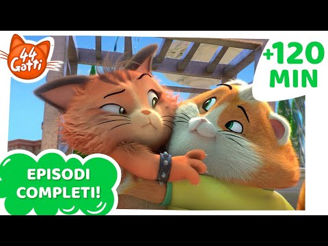 44 Gatti | Nonna Pina, Aida Gatto Robot e Isotta | 120 MINUTI di episodi completi 😺