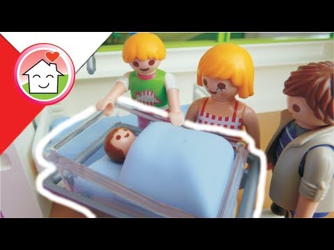 Playmobil po polsku Narodziny Ania -  Rodziną Hauserów
