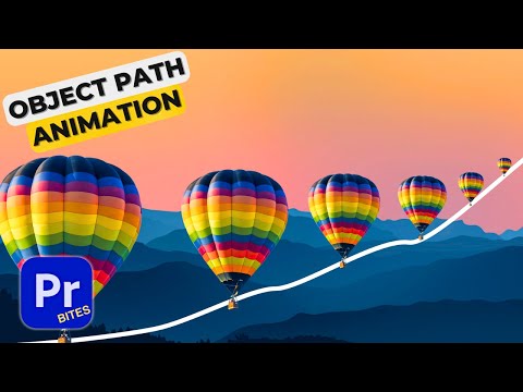 How to make OBJECTS PATH ANIMATION in Premiere Pro