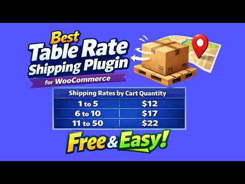 Best FREE Table Rate Shipping Plugin for WooCommerce (2026)