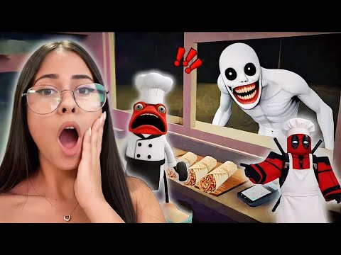 SOBREVIVA NESSE QUIOSQUE SHAWARMA NO ROBLOX… DEU RUIM 😱( CARREXX)