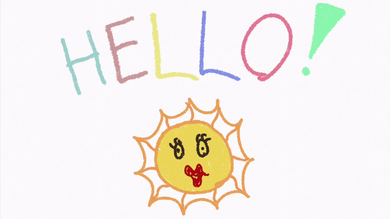 วาดภาพประกอบ - Hello - 2