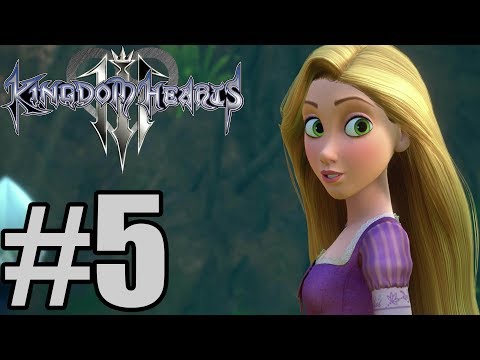 Kingdom Hearts 3 (English) Gameplay Walkthrough Part 5 - Rapunzel ( No Commentary)