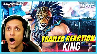 Download the video "TEKKEN 8 - KING TRAILER - ASMR Quick React/Breakdown from Airport!"