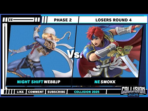 Collision 2025 -Phase 2 - WebbJP (Sheik) VS Smokk (Roy) - Ultimate Singles