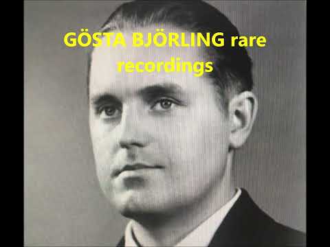 GÖSTA BJÖRLING rare recordings