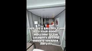 Celebrity Beyond's Infinite Veranda Room 6177 = Balcony Bliss!  #celebritycruises #cruisesplustravel