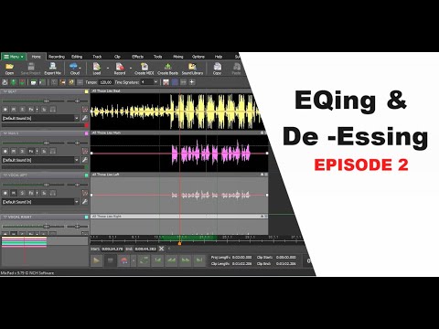 EQing and De Essing Vocals on MixPad Like A Pro