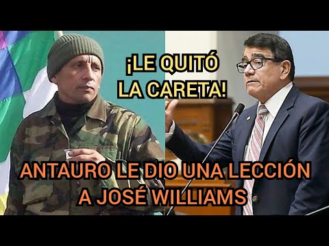 Antauro Humala taught José Williams Zapata a lesson.