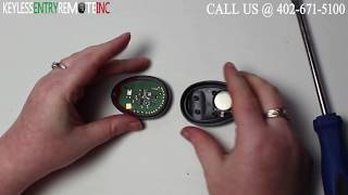 How To Replace A 2004 - 2011 Chevrolet Colorado Key Fob Battery