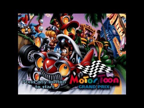 Motor Toon Grand Prix PS1 Playthrough - The Makers Of Gran Turismo