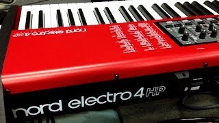 Video thumbnail for nord electro 4 hp red stage keyboard organ review by Sammy Bones