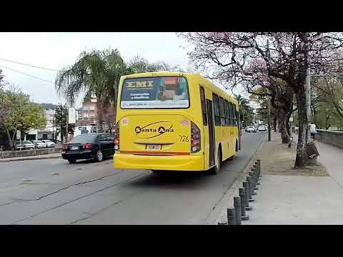 Mix de Colectivos de San Salvador de Jujuy (en la Avenida Hipolito Yrigoyen) (2025)