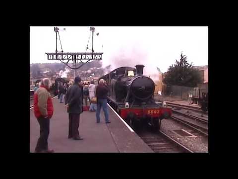 A TRIPLE HEADED STEAM TRAIN FROM MINEHEAD WSR