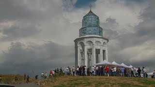 Սրբոց Հրեշտակաց նորակառույց եկեղեցու գմբեթի խաչն օծվեց