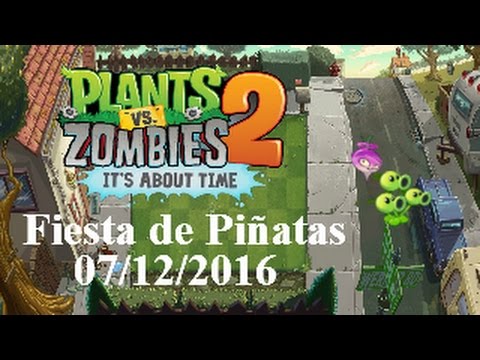 Plants vs. Zombies 2: It's About Time! - Fiesta de Piñatas, 07/12/2016 (Guisantes futuristas) -