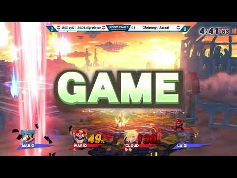 R6 - BSD | vyQ / BSD | Luigi player Vs. Glutonny / Azreal - Losers Finals - Smash 4