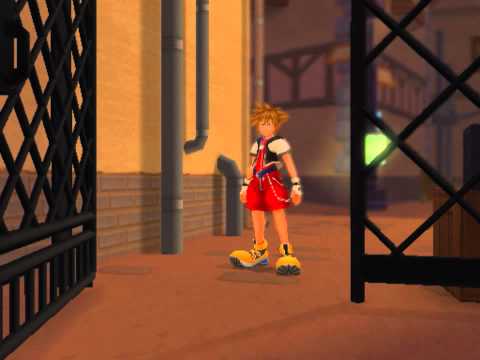 Kingdom Hearts II, English cutscene: 102 - A Familiar Town? - HD 720p