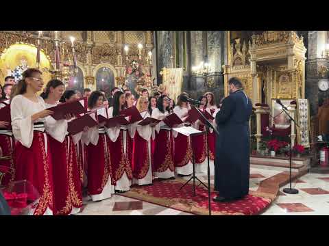 Colindul clopotelor  Compozitor Valentin Teodorian Corala Nicolae Lungu a Patriarhiei Romane Versuri