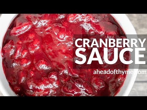 Easy Make-Ahead Cranberry Sauce
