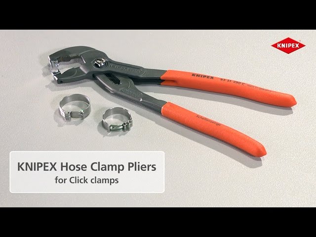 Video teaser per KNIPEX Hose Clamp Pliers for Click clamps (85 51 250 C)