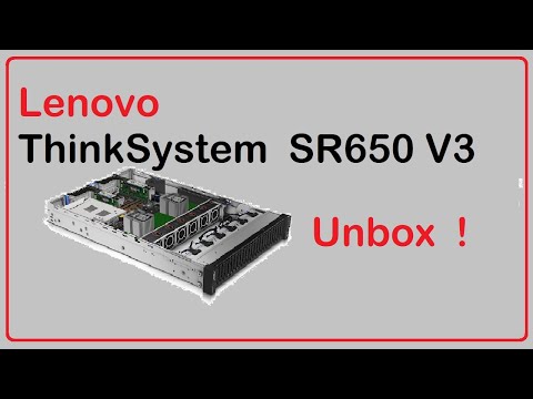 Unbox ThinkSystem SR650 V3 - DDR5